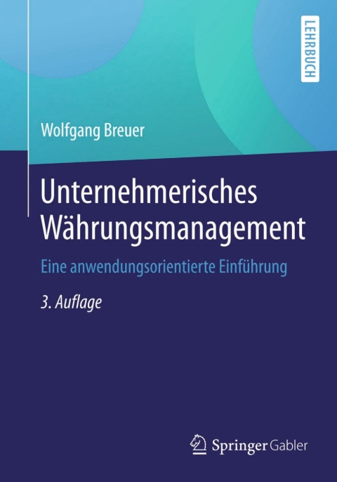 Cover image for book Unternehmerisches Währungsmanagement