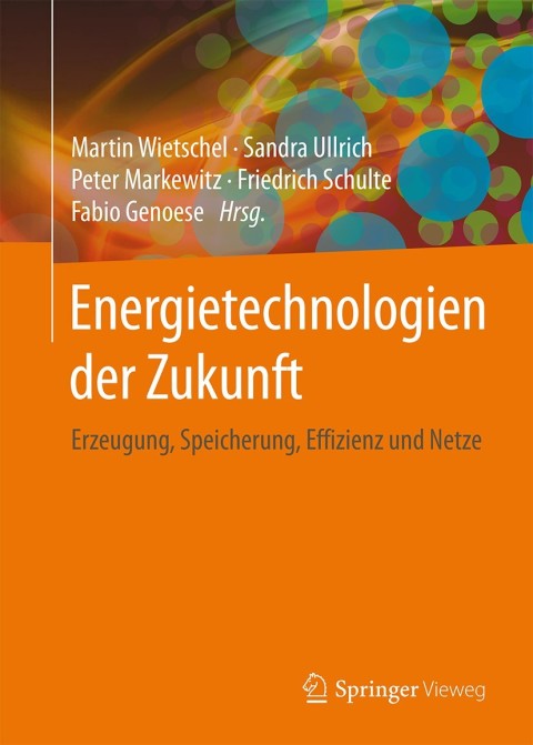 Cover image for book Energietechnologien der Zukunft