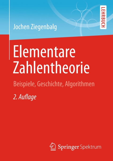 Cover image for book Elementare Zahlentheorie