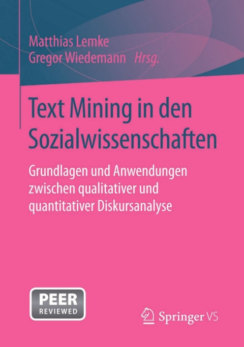 Cover image for book Text Mining in den Sozialwissenschaften