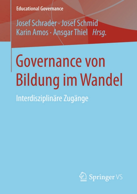 Cover image for book Governance von Bildung im Wandel