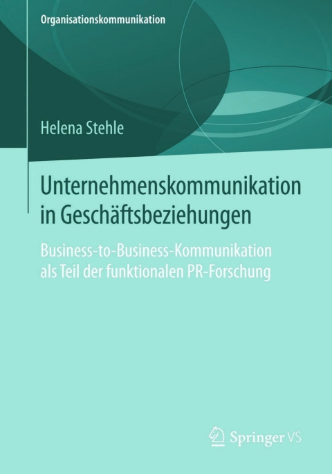 Cover image for book Unternehmenskommunikation in Geschäftsbeziehungen