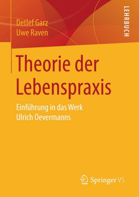 Cover image for book Theorie der Lebenspraxis