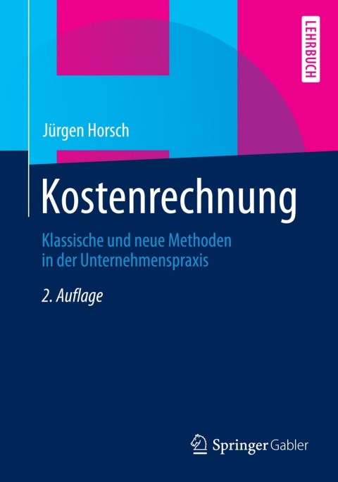 Cover image for book Kostenrechnung