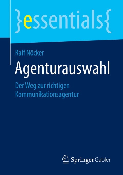 Cover image for book Agenturauswahl