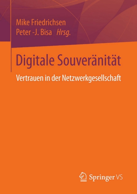 Cover image for book Digitale Souveränität
