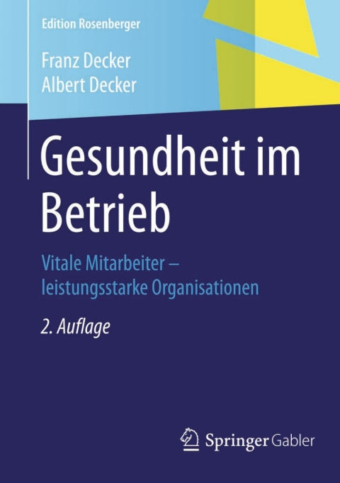Cover image for book Gesundheit im Betrieb