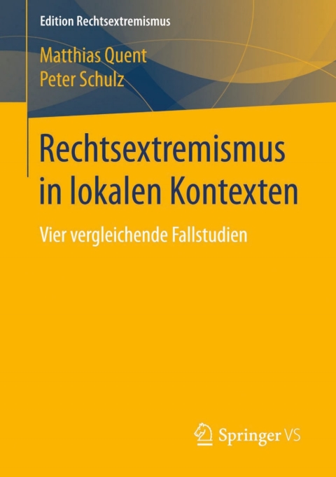 Cover image for book Rechtsextremismus in lokalen Kontexten