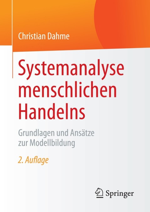 Cover image for book Systemanalyse menschlichen Handelns