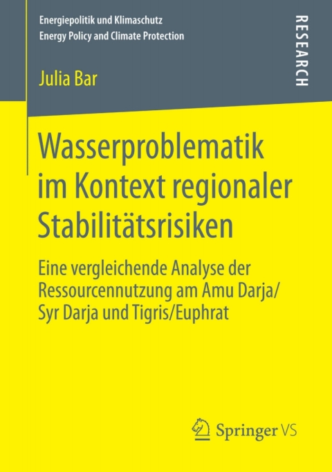 Cover image for book Wasserproblematik im Kontext regionaler Stabilitätsrisiken