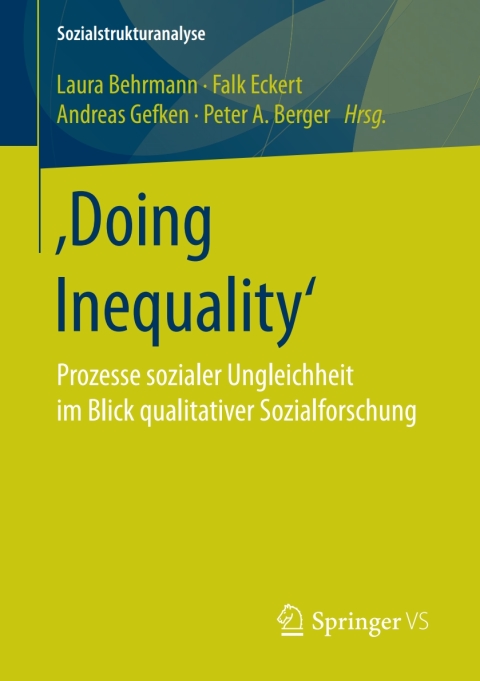 Cover image for book ‚Doing Inequality‘