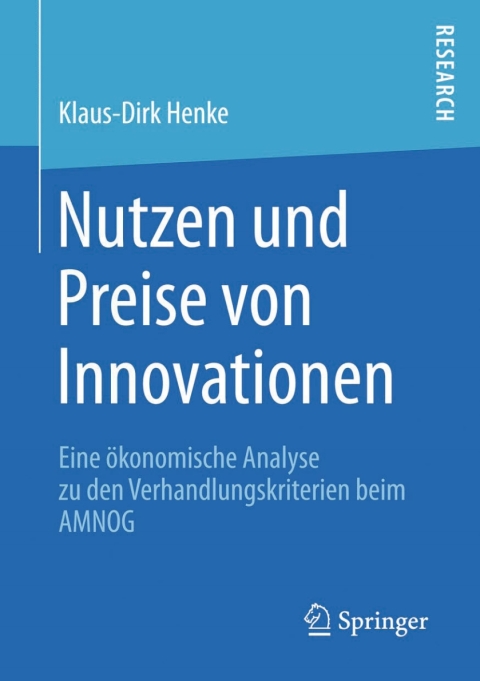 Cover image for book Nutzen und Preise von Innovationen