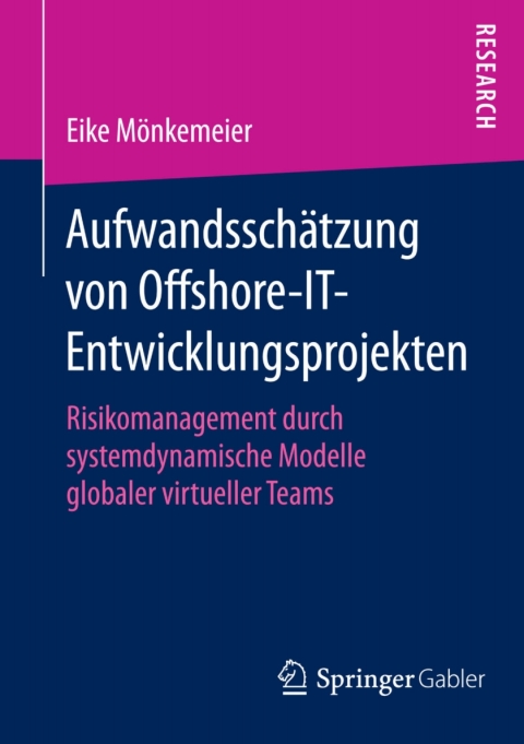 Cover image for book Aufwandsschätzung von Offshore-IT-Entwicklungsprojekten