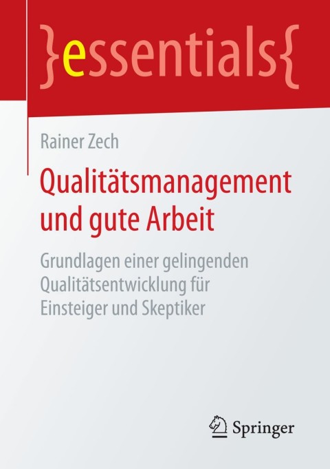 Cover image for book Qualitätsmanagement und gute Arbeit