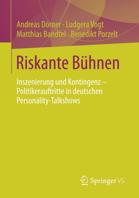 Cover image for book Riskante Bühnen