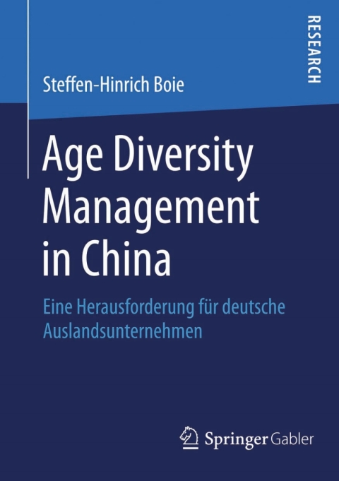 Cover image for book Age Diversity Management in China
