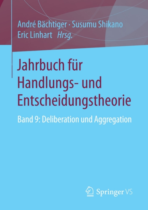 Cover image for book Jahrbuch für Handlungs- und Entscheidungstheorie