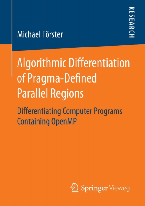 Cover image for book Algorithmic Differentiation of Pragma-Defined Parallel Regions