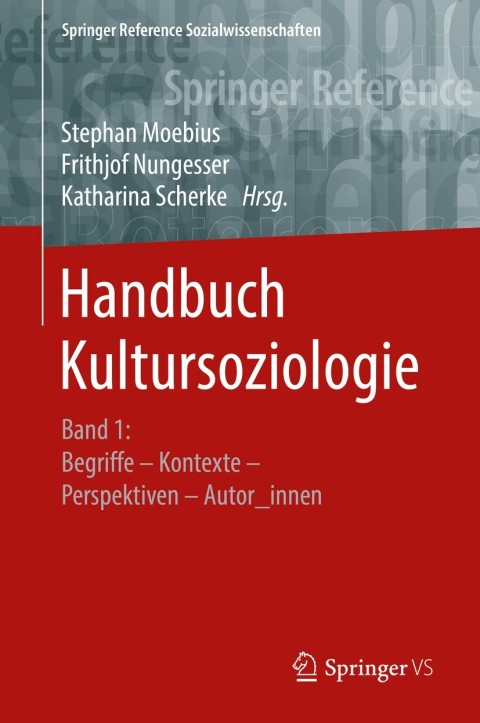 Cover image for book Handbuch Kultursoziologie