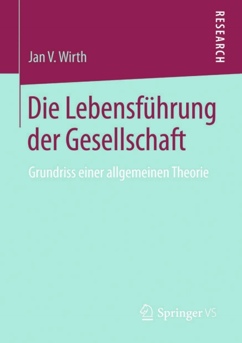 Cover image for book Die Lebensführung der Gesellschaft