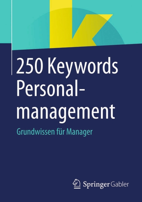 Cover image for book 250 Keywords Personalmanagement