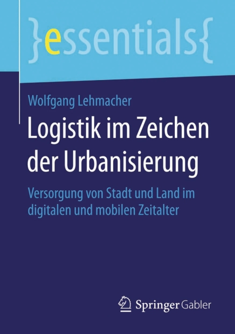 Cover image for book Logistik im Zeichen der Urbanisierung