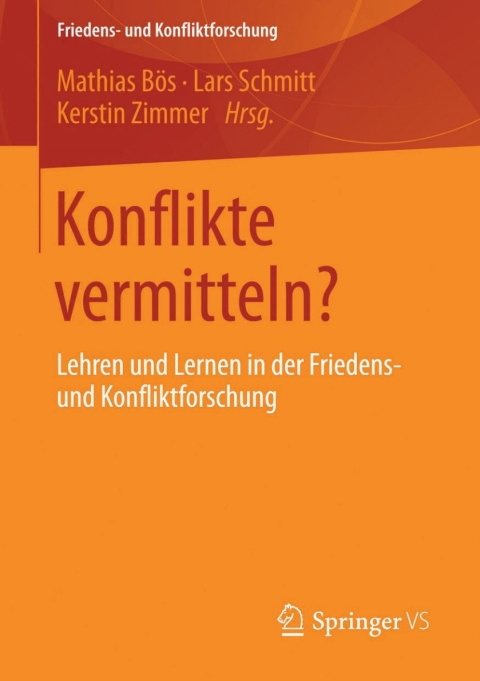 Cover image for book Konflikte vermitteln?