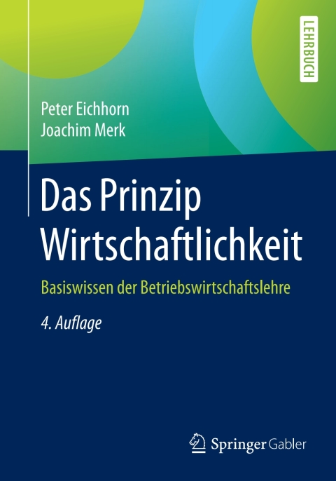 Cover image for book Das Prinzip Wirtschaftlichkeit