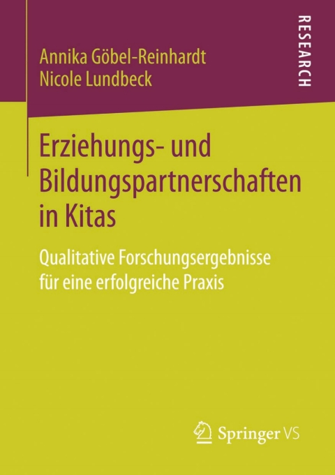 Cover image for book Erziehungs- und Bildungspartnerschaften in Kitas