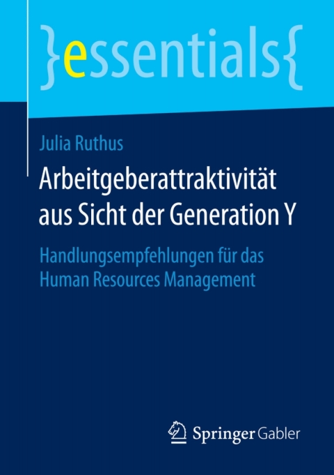 Cover image for book Arbeitgeberattraktivität aus Sicht der Generation Y
