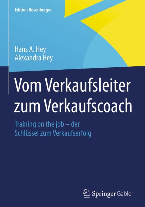 Cover image for book Vom Verkaufsleiter zum Verkaufscoach