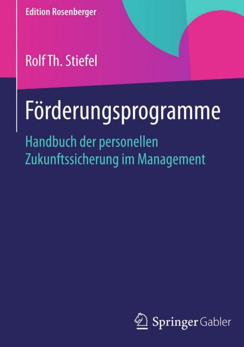 Cover image for book Förderungsprogramme
