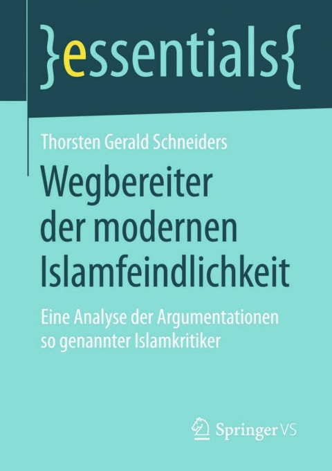Cover image for book Wegbereiter der modernen Islamfeindlichkeit