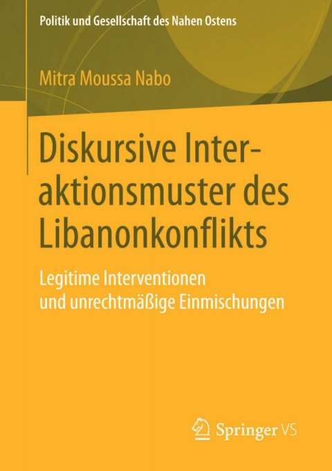 Cover image for book Diskursive Interaktionsmuster des Libanonkonflikts