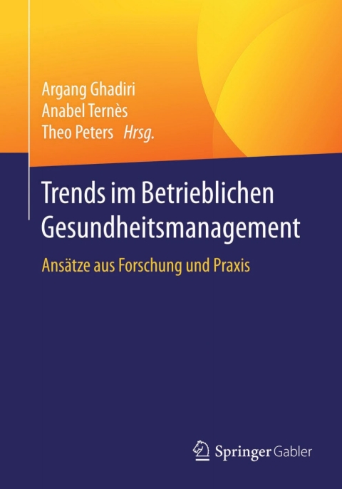 Cover image for book Trends im Betrieblichen Gesundheitsmanagement
