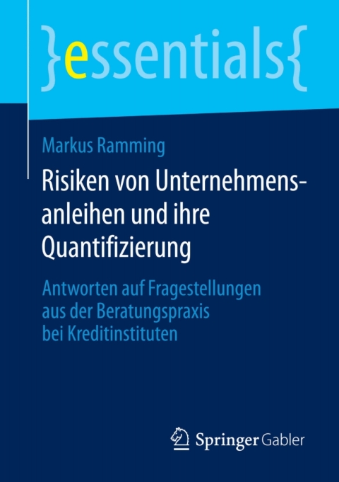 Cover image for book Risiken von Unternehmensanleihen und ihre Quantifizierung