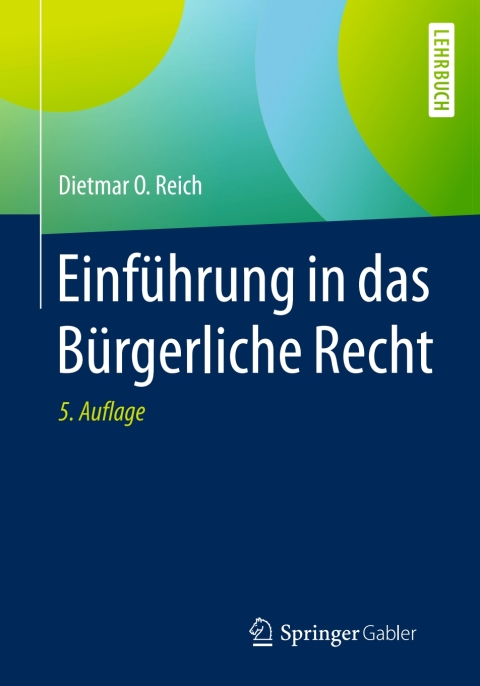 Cover image for book Einführung in das Bürgerliche Recht
