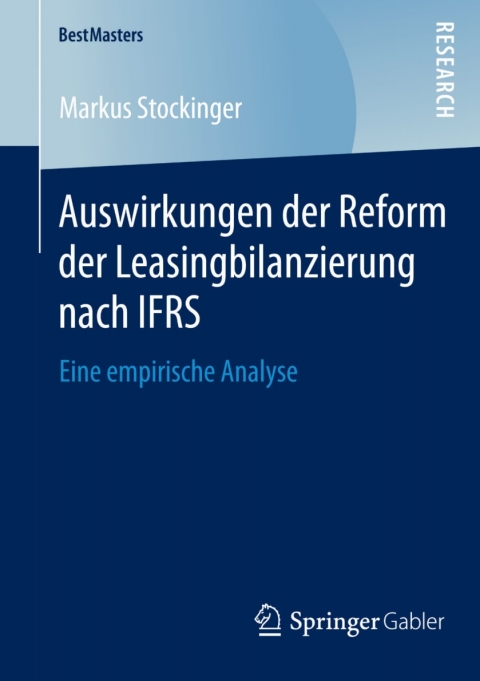 Cover image for book Auswirkungen der Reform der Leasingbilanzierung nach IFRS