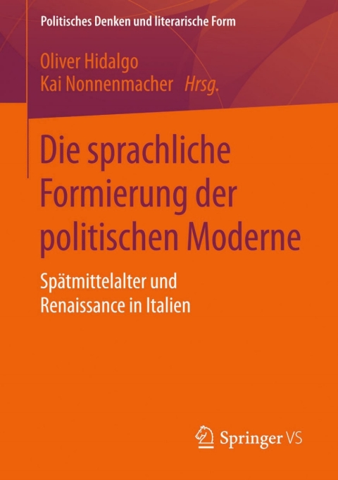 Cover image for book Die sprachliche Formierung der politischen Moderne