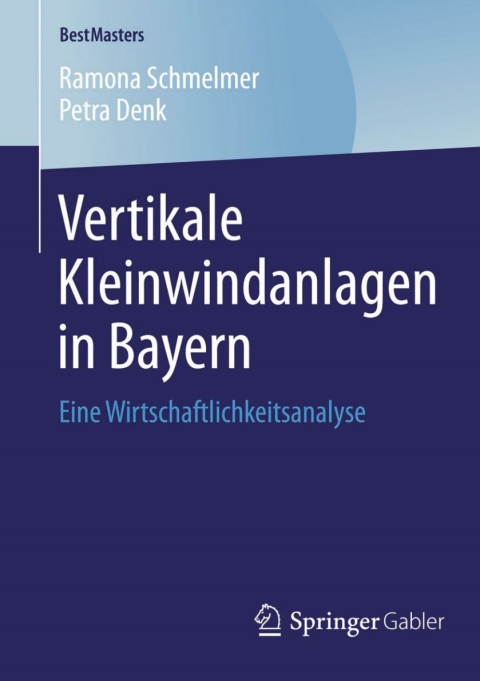 Cover image for book Vertikale Kleinwindanlagen in Bayern