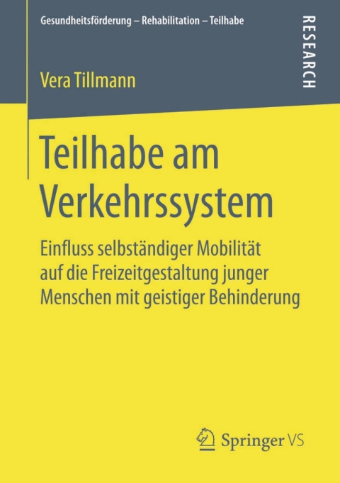Cover image for book Teilhabe am Verkehrssystem