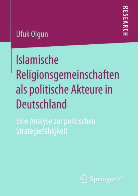 Cover image for book Islamische Religionsgemeinschaften als politische Akteure in Deutschland