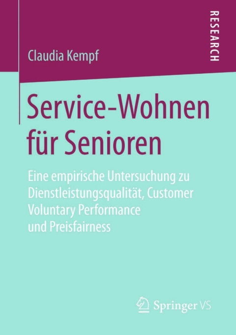 Cover image for book Service-Wohnen für Senioren