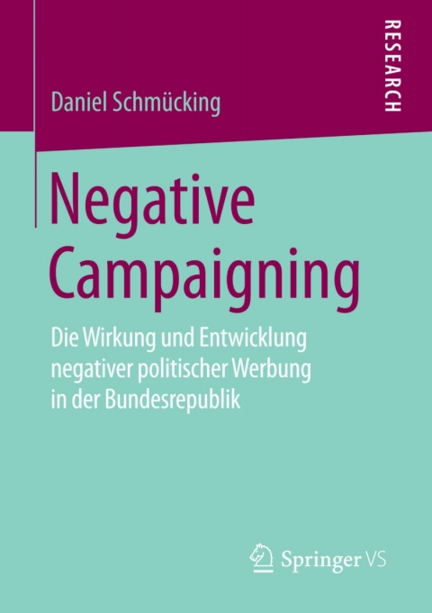 Cover image for book Negative Campaigning
