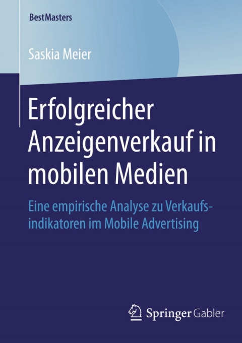 Cover image for book Erfolgreicher Anzeigenverkauf in mobilen Medien