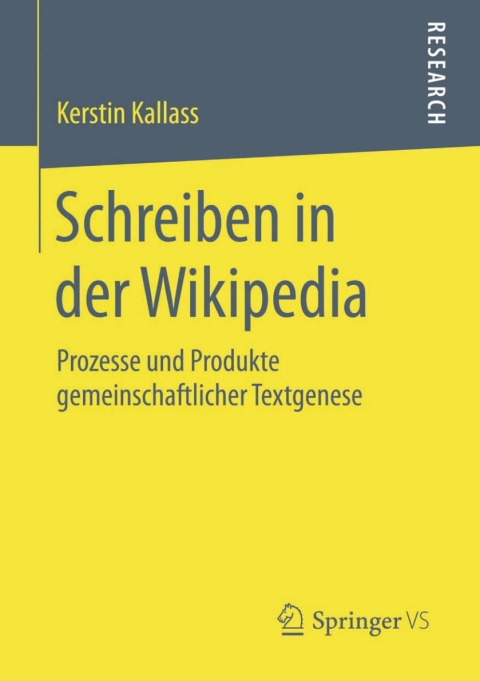 Cover image for book Schreiben in der Wikipedia