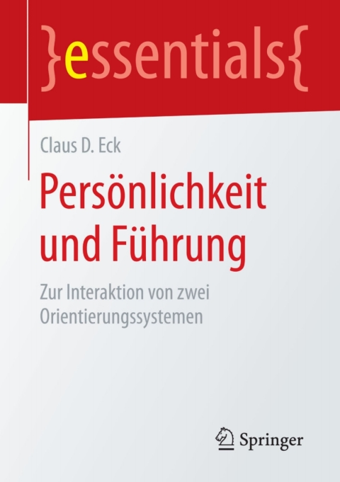 Cover image for book Persönlichkeit und Führung