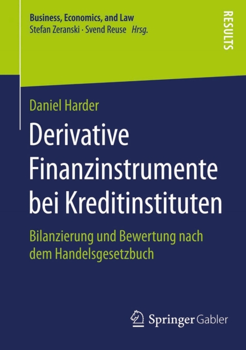 Cover image for book Derivative Finanzinstrumente bei Kreditinstituten