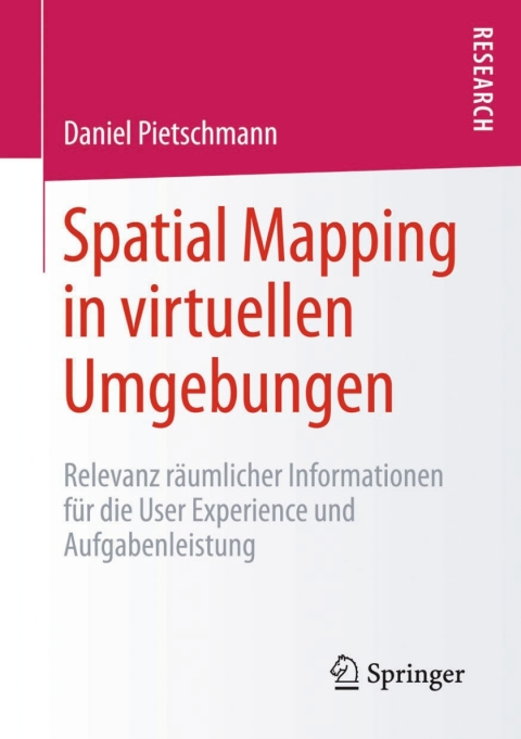 Cover image for book Spatial Mapping in virtuellen Umgebungen