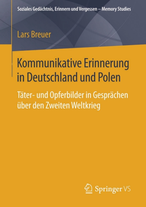 Cover image for book Kommunikative Erinnerung in Deutschland und Polen
